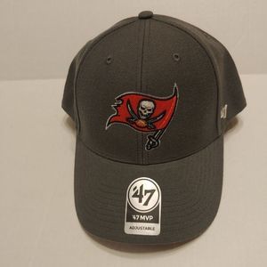 Tampa BayBuccaneers NFL 47 MVP Baseball Cap Dark Grey Charcoal Adjustable